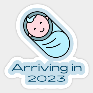Baby arrival in 2023 Sticker